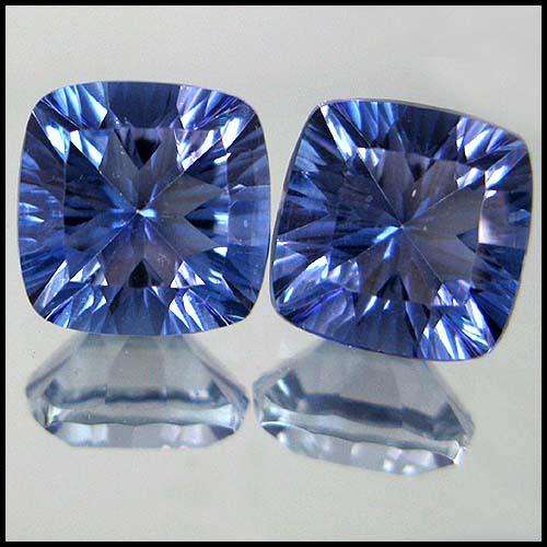 WOW STUNNING PAIR!!! 13.16ct GENUINE TANZANITE BLUE -  Mystic Topaz - BRAZIL - R 5'329.00